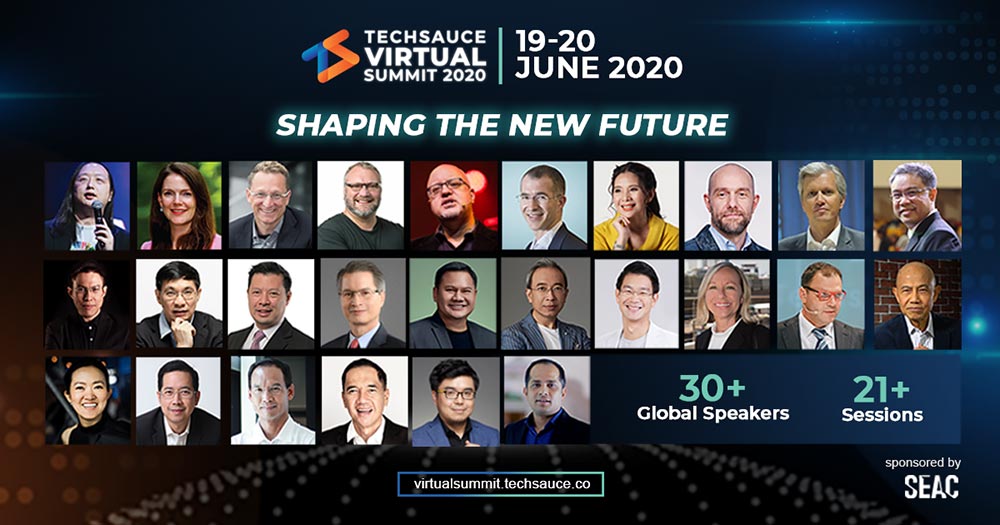 เทคซอสแถลงพร้อมจัด Techsauce Virtual Summit 2020