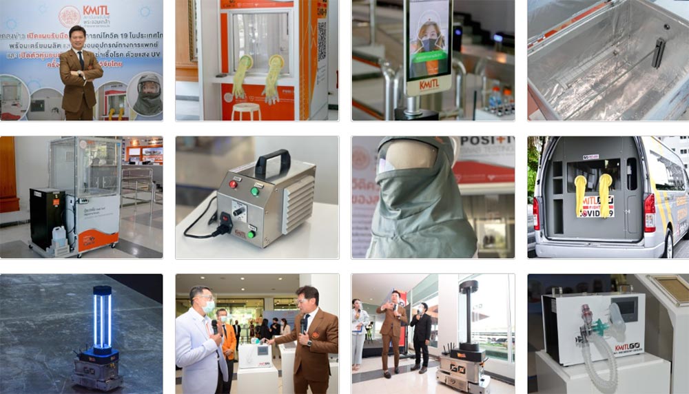 สจล. เปิดแผนสู้โควิดระลอกใหม่ เร่งเตรียมผลิตนวัตกรรมเพิ่ม พร้อมโชว์ 9 นวัตกรรม ที่ใช้จริง