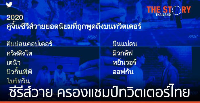 ซีรีส์วาย-OTT ครองแชมป์บทสนทนาบันเทิงบนทวิตเตอร์ไทย