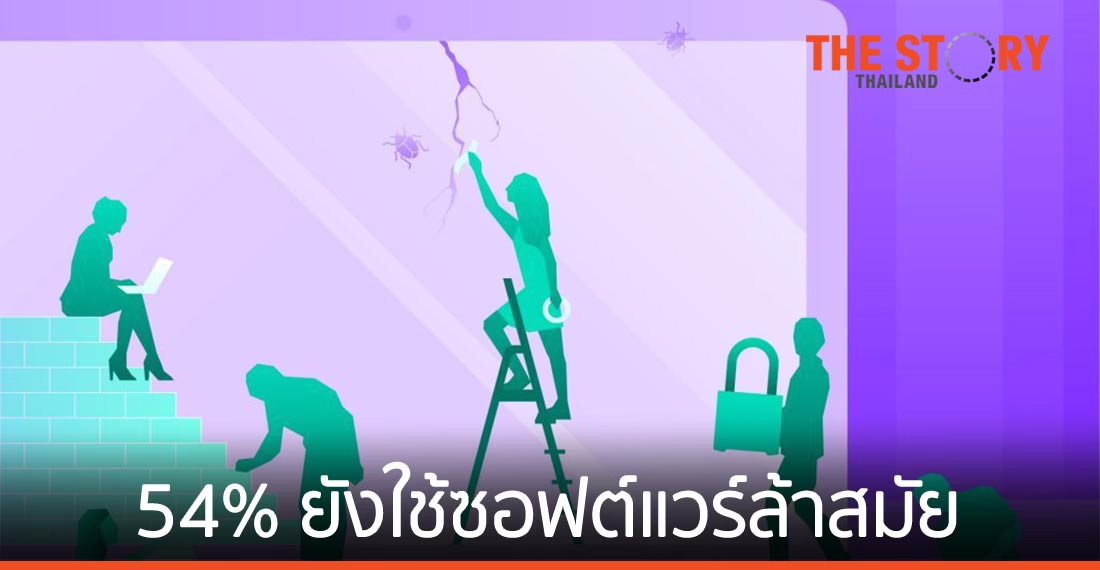 ผลสำรวจเผย องค์กรในอาเซียน 54% ยังใช้ซอฟต์แวร์ล้าสมัยและไม่ได้แพตช์