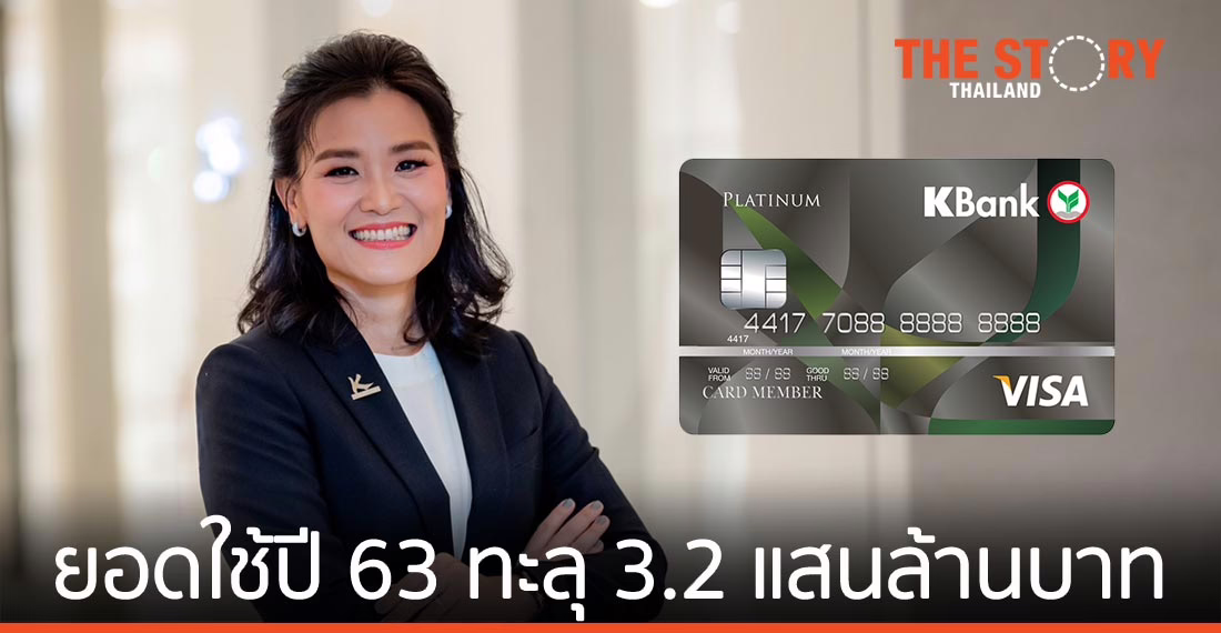 บัตรเครดิตกสิกรไทยยอดใช้ปี 63 ทะลุ 3.2 แสนล้านบาท เตรียมจัดแคมเปญ “โค้ดลั่นมันส์เดย์”