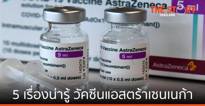 5 เรื่องน่ารู้ วัคซีนป้องกันโควิด-19 ของแอสตร้าเซนเนก้า