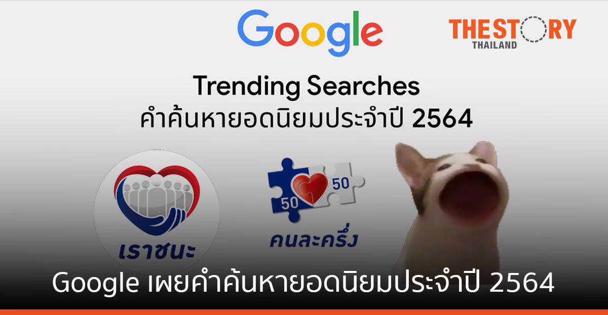 Google เผยคำค้นหายอดนิยมประจำปี 2564