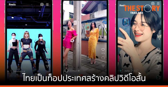 Instagram เผยไทยเป็นท็อปคลิปวิดีโอสั้น (Reels) ในภูมิภาคเอเชียตะวันออกเฉียงใต้