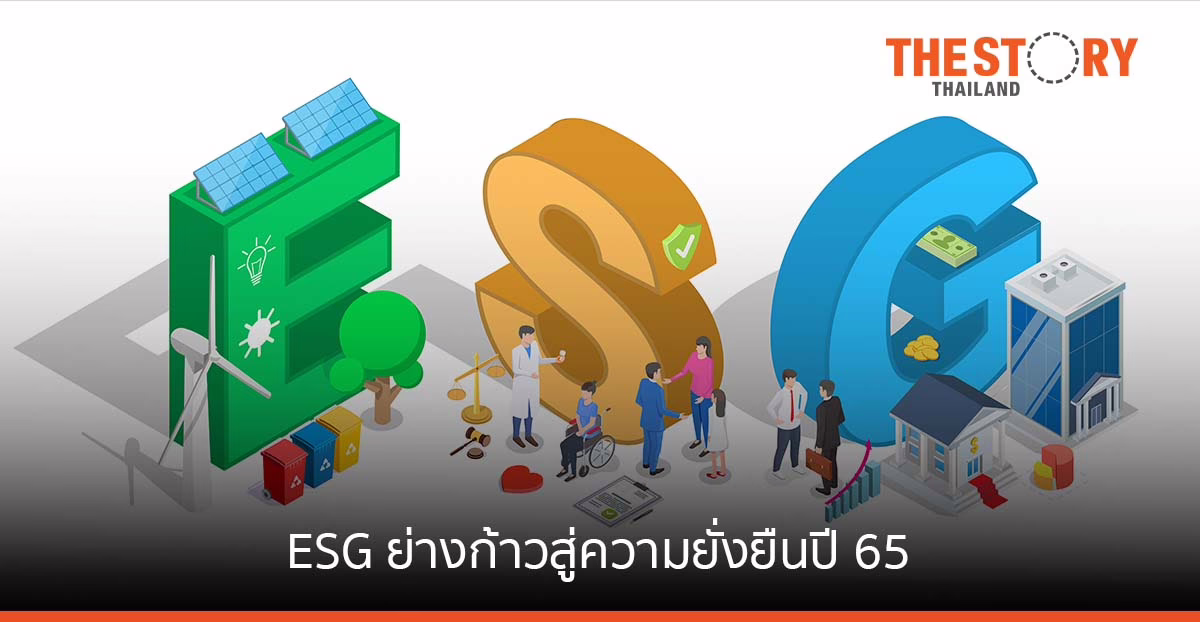ESG ย่างก้าวสู่ความยั่งยืนปี 65
