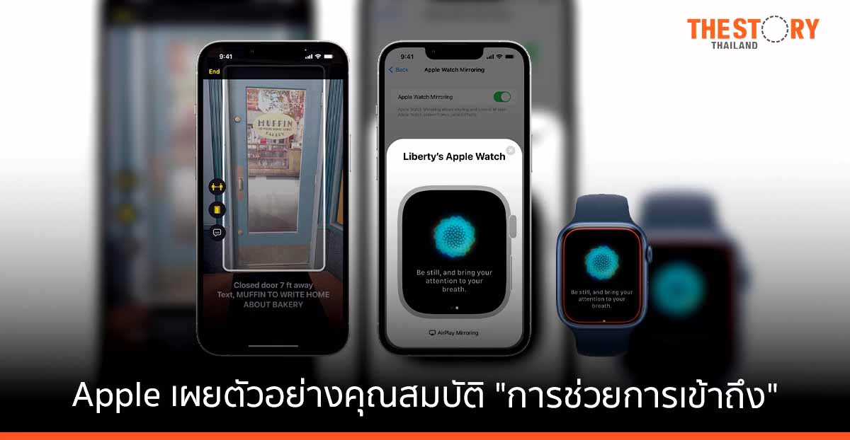 Apple เผยตัวอย่างคุณสมบัติ "การช่วยการเข้าถึง" ที่ผสานฮาร์ดแวร์ ซอฟต์แวร์ การเรียนรู้ของระบไว้ด้วยกัน