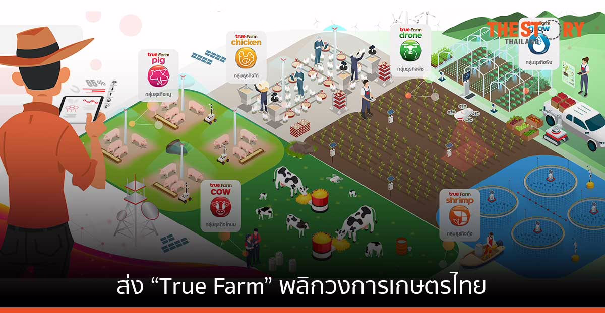 ทรู ดิจิทัล ส่ง True Farm เทคโนโลยีการเกษตรอัจฉริยะ พลิกวงการเกษตรไทย