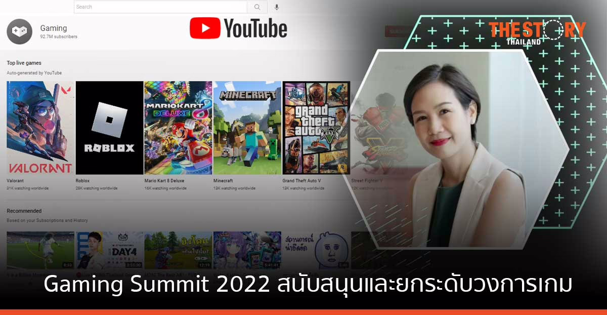 YouTube เผย ปี 64 ยอดชมวิดีโอเกี่ยวกับเกม 8 แสนล้านวิว