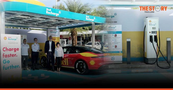 Porsche and Shell announce launches the first high performance charging site in grater Bangkok