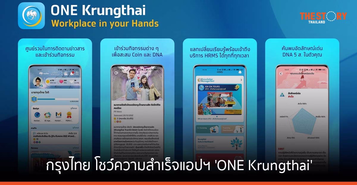กรุงไทย โชว์ความสำเร็จแอปฯ ‘ONE Krungthai’ คว้า 2 รางวัล ด้านนวัตกรรมระดับเอเชีย