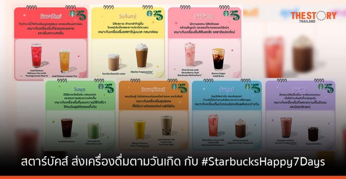 สตาร์บัคส์ ส่งเครื่องดื่มตามวันเกิด กับ #StarbucksHappy7Days เสริมความสุขสดชื่นสดใสต้อนรับปีกระต่าย