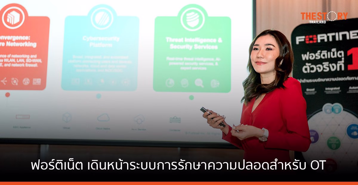 ฟอร์ติเน็ต เปิดแผนปี 66 เดินหน้ระบบการรักษาความปลอดภัย กลุ่มธุรกิจอุตสาหกรรม