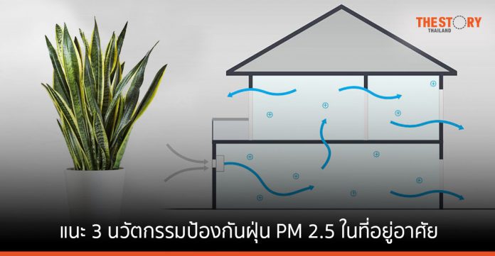 ลุมพินี วิสดอมฯ แนะ 3 นวัตกรรมป้องกันฝุ่น PM 2.5 ในที่อยู่อาศัย