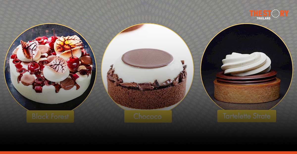 MOF Pâtissier David Briand gives up-close instruction on how to make pastry at Lenôrte Thailand       