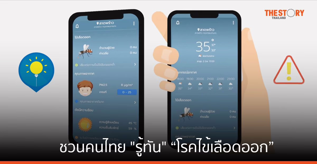 แอปฯ “รู้ทัน” ชวนคนไทยรู้เท่าทัน “โรคไข้เลือดออก”