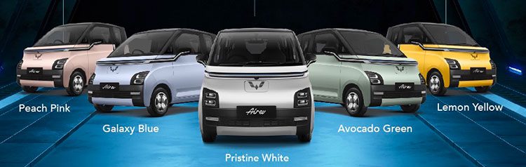อีวี ไพรมัส เปิดตัวรถยนต์ไฟฟ้า WULING AIR EV เจาะกลุ่มคนเมือง ราคาเริ่มต้นที่ 395,000 – 465,000 บาท