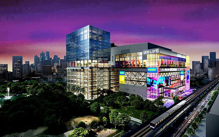 ยูโอบี ผนึก ดิ เอ็มดิสทริค-เออีจี เปิดตัว UOB LIVE ศูนย์กลางการจัดงาน รองรับผู้เข้าร่วม 6,000 ที่นั่ง
