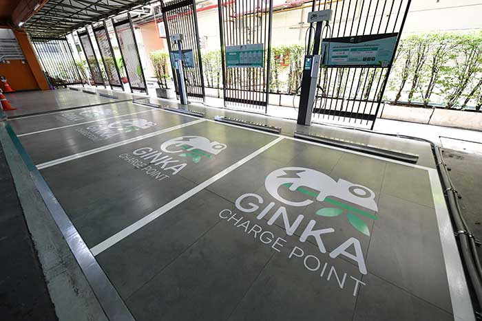 ฟอร์ท สมาร์ท เปิดให้บริการ GINKA Charge point เป็นครั้งแรก