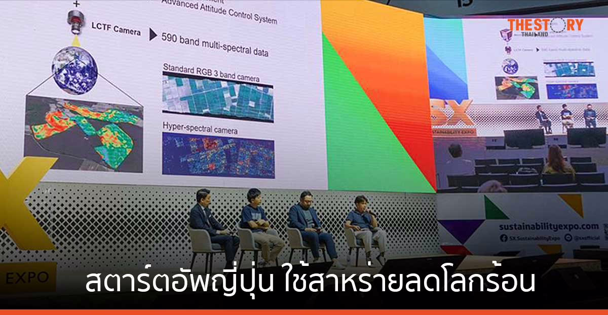 สตาร์ตอัพญี่ปุ่น โชว์เทคโนโลยีอัจฉริยะใช้สาหร่ายลดโลกร้อน