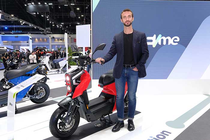 EVme ร่วมโชว์โซลูชันยานยนต์ไฟฟ้าครบวงจร พร้อมเปิดตัวรถจักรยานยนต์ไฟฟ้า ที่งาน Motor Expo 2023