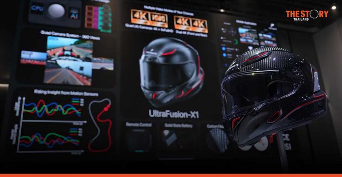 Protomate launchs 'UltraFusion-X1' smart motorcycle helmet with Quad Camera System