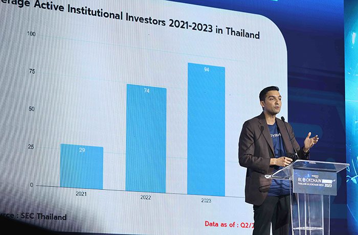 สัญชัย ปอปลี ผู้ร่วมก่อตั้งและประธานเจ้าหน้าที่บริหาร บริษัท คริปโตมายด์ กรุ๊ป โฮลดิ้ง จำกัด