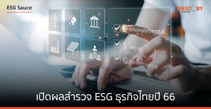 เปิดผลสำรวจ ESG ธุรกิจไทยปี 66