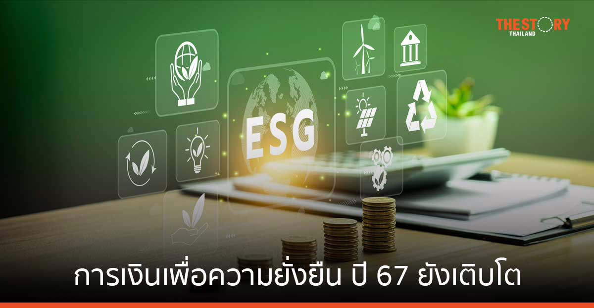 การเงินเพื่อความยั่งยืน ปี 67 ยังเติบโต ท่ามกลางแรงหนุนจากเกณฑ์ทั่วโลกที่เพิ่มขึ้น