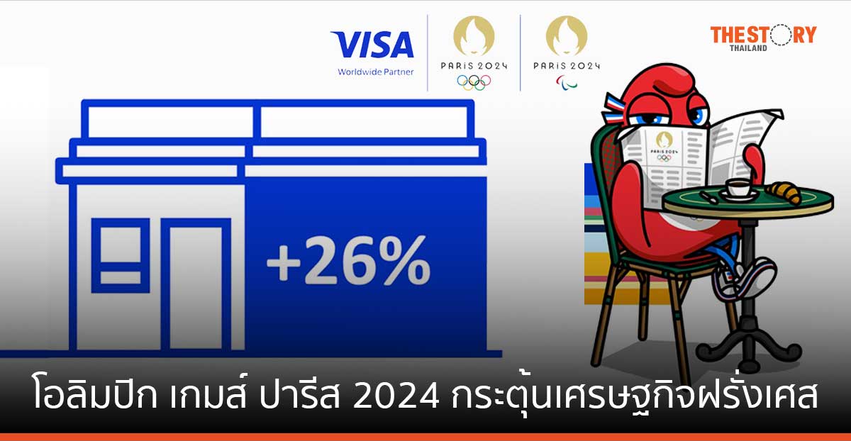 วีซ่า เผยการใช้จ่ายผู้บริโภคในโอลิมปิก เกมส์ ปารีส 2024 กระตุ้นเศรษฐกิจฝรั่งเศส