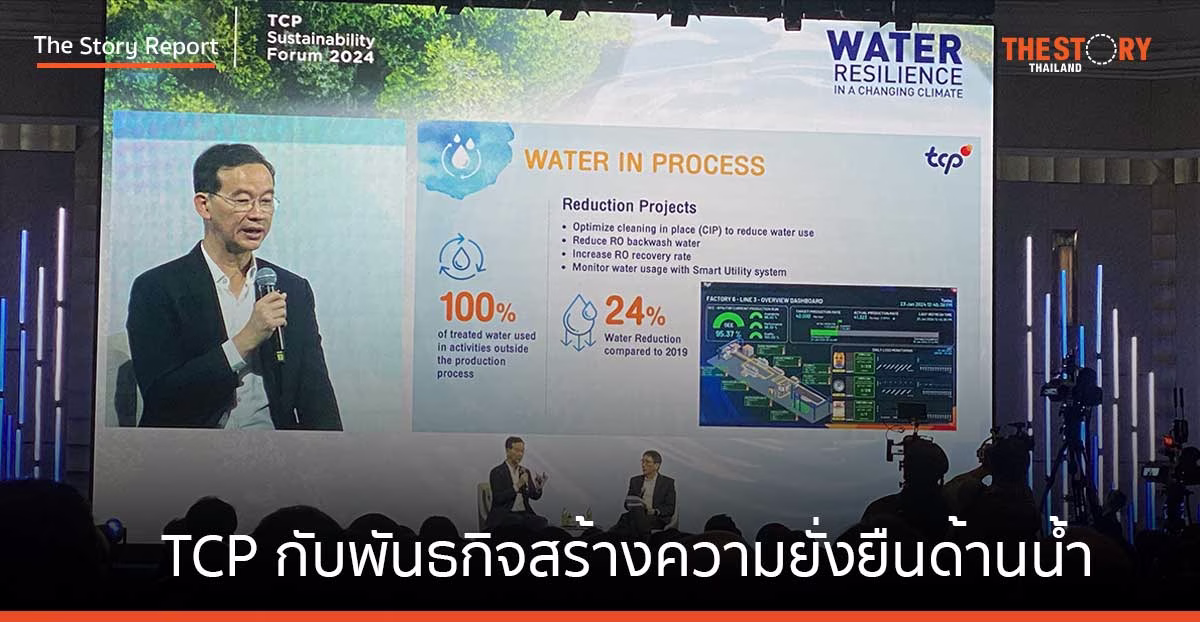 ไม่ใช่แค่ธุรกิจ: TCP กับพันธกิจสร้างความยั่งยืนด้านน้ำ