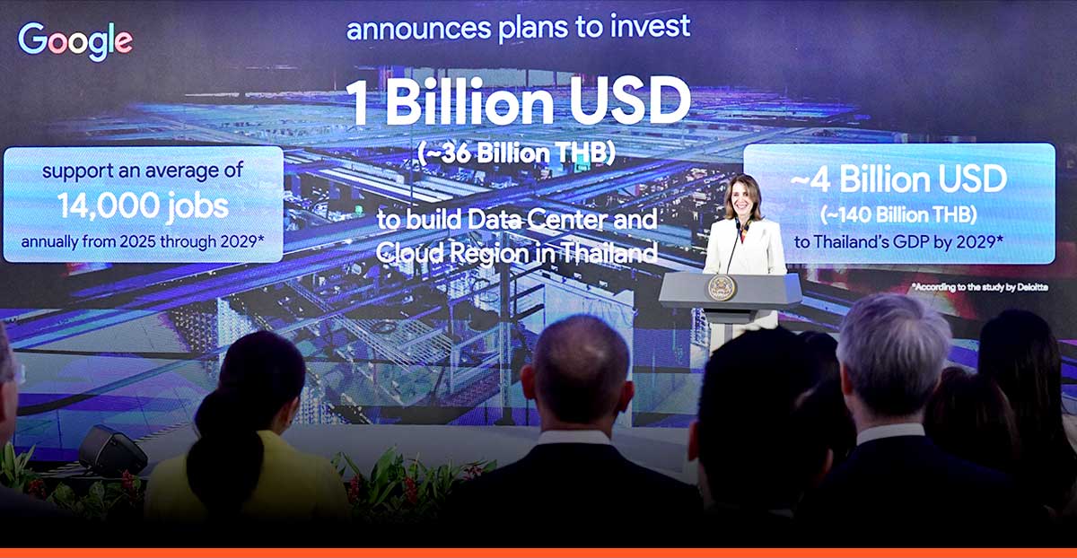 Google to invest $1B to expand cloud and data center in Thailand