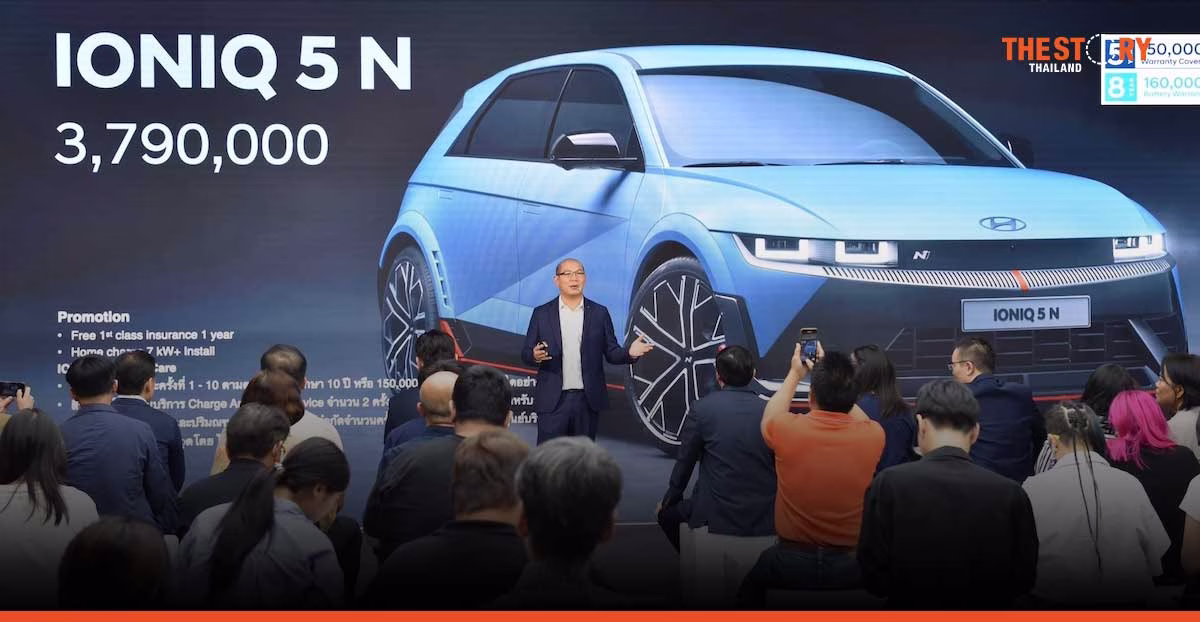 ฮุนไดเปิดตัว “IONIQ 5N” เคาะราคา 3.79 ล้านบาท