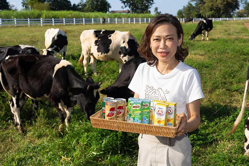 สลิลลา สีหพันธุ์ ผู้อำนวยการบริหารฝ่ายองค์กรสัมพันธ์ บริษัท เนสท์เล่ (ไทย) จำกัด 