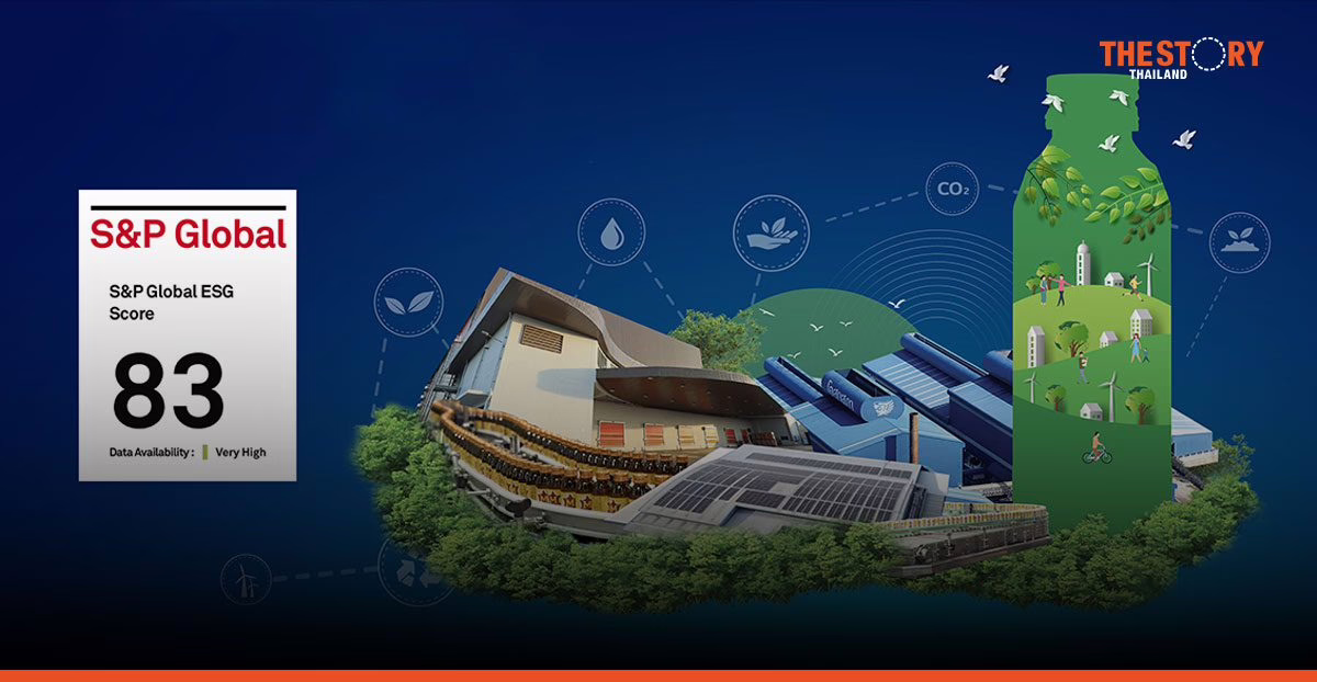 โอสถสภาคว้าคะแนนความยั่งยืนจาก S&P Global ในอุตสาหกรรมเครื่องดื่ม