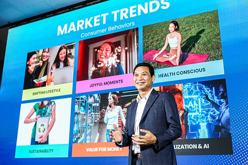 อนวัช สังขะทรัพย์ ประธานเจ้าหน้าที่บริหารฝ่ายการตลาด บริษัท ซันโทรี่ เป๊ปซี่โค เบเวอเรจ (ประเทศไทย) จำกัด