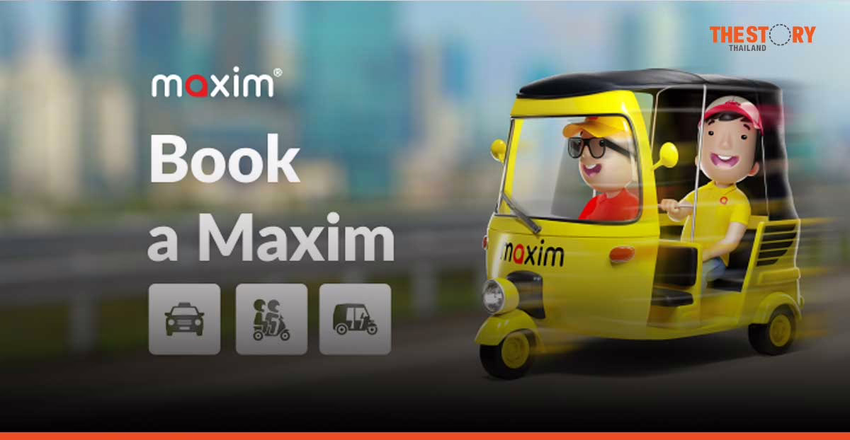 Maxim เผยสถิติผู้ใช้บริการ E-hailing พบ 49% ของผู้ใช้เรียกใช้บริการ 2 ครั้ง/สัปดาห์