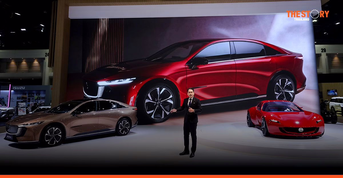 มาสด้าจัดแสดงรถต้นแบบ Mazda Iconic SP และรถไฟฟ้า Mazda6e ในงานมอเตอร์โชว์ 2025