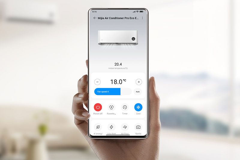 เครื่องปรับอากาศที่ขับเคลื่อนด้วย AI ควบคุมได้ทุกที่ ทุกเวลา
