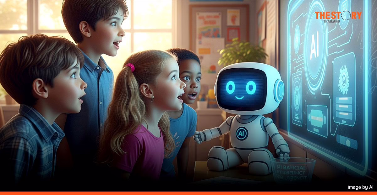 รายงานเผย เด็กทั่วโลกอยากรู้เรื่อง AI เพิ่มขึ้นมากกว่า 2 เท่าในปี 2025