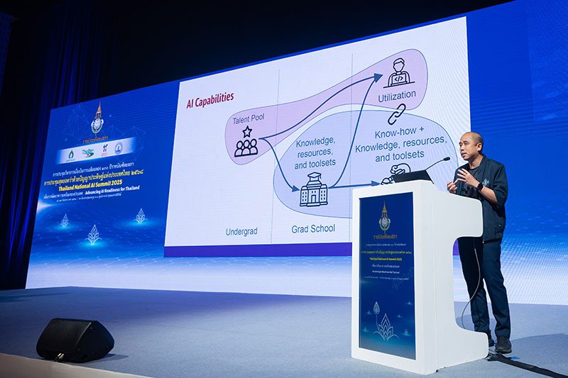 ดร.สรณะ นุชอนงค์ คณบดีสำนักวิชาวิทยาศาสตร์และเทคโนโลยีสารสนเทศ สถาบันวิทยสิริเมธี (VISTEC)