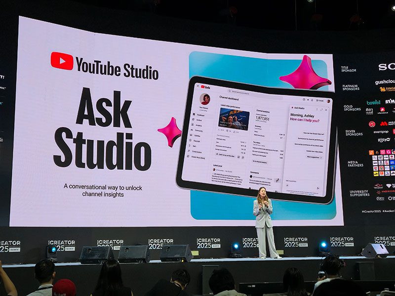 YouTube Ask Studio 