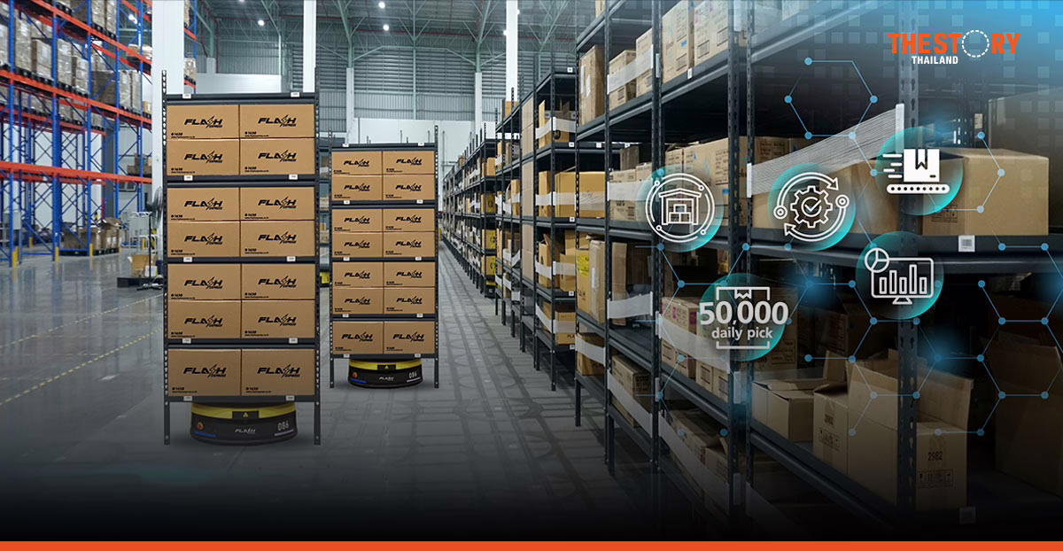 Flash เปิด ‘Smart Fulfillment Hub’ ใหญ่สุดในอาเซียน ช่วยแม่ค้าออนไลน์-SME แพ็กและส่งไวขึ้น 40%