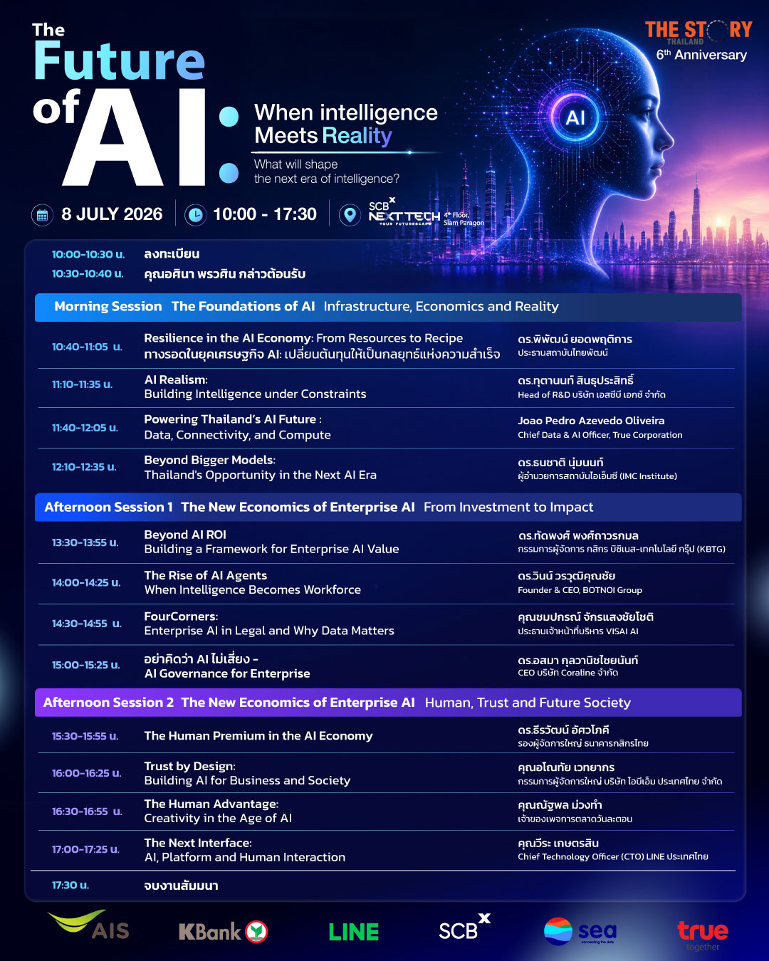 The Story Thailand Forum 2026 เปิดเวทีถก AI จากโครงสร้างพื้นฐานสู่อนาคตธุรกิจและสังคม The Story Thailand Forum 2026 เปิดเวทีถก AI จากโครงสร้างพื้นฐานสู่อนาคตธุรกิจและสังคม