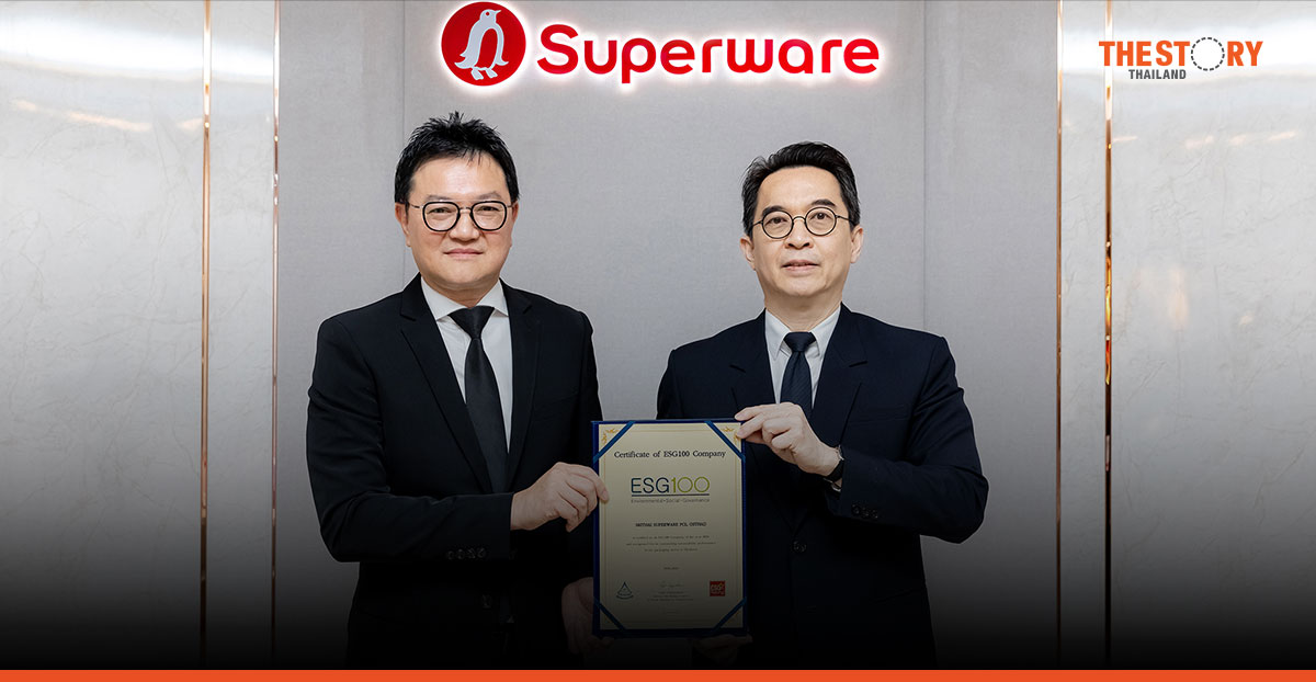 ศรีไทยซุปเปอร์แวร์ ติดอันดับกลุ่มหลักทรัพย์ ESG100 ต่อเนื่องเป็นปีที่ 5