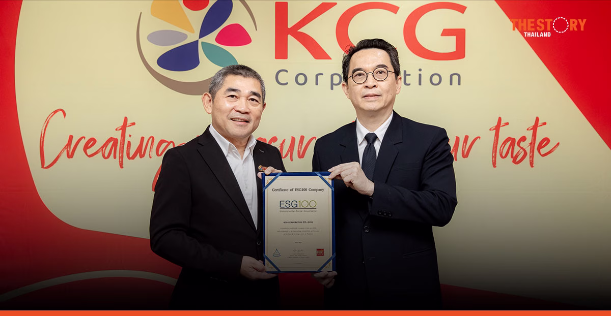 KCG ติดอันดับ ESG100 ต่อเนื่องปีที่ 3 กางกลยุทธ์ความยั่งยืน ขับเคลื่อนองค์กรสู่ระดับภูมิภาค