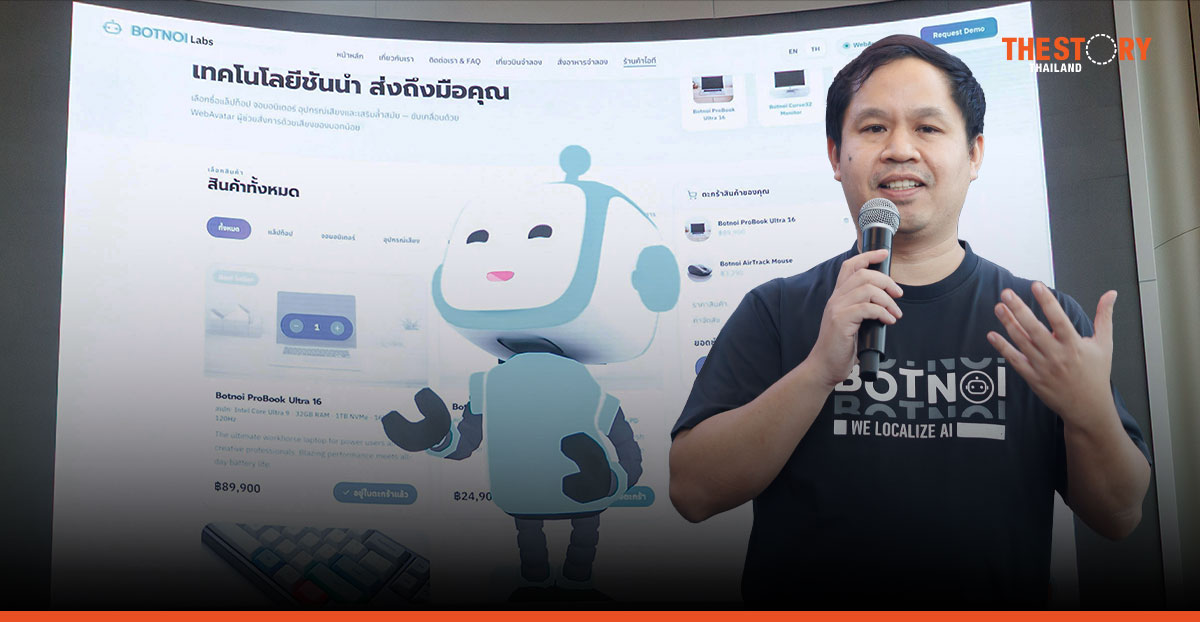 เมื่อปัญญาประดิษฐ์สวมบทบาทแรงงานองค์กร: เจาะวิสัยทัศน์ซีอีโอ Botnoi