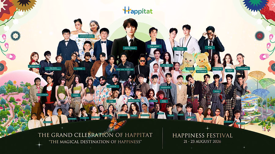 'Happitat' Grand opening set for Aug 21, Starring Zhou Yiran and Top Thai celebrities