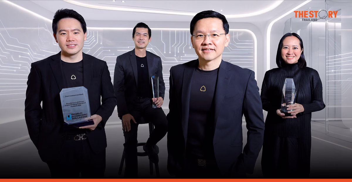 SCB wins 3 international AI-digital innovation awards 2026