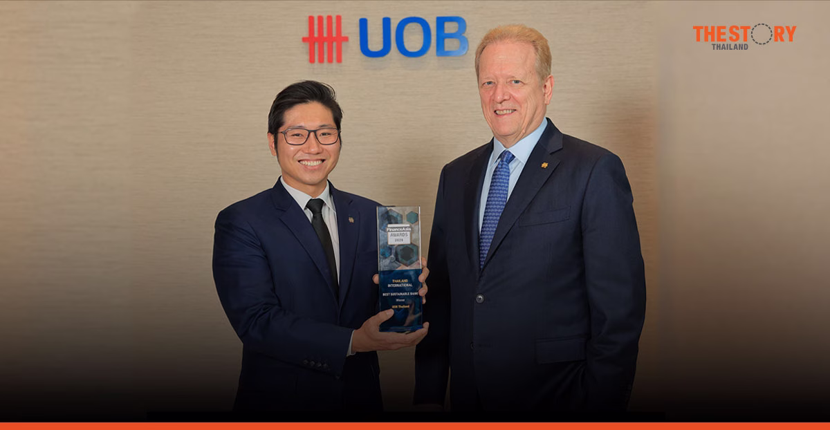 ยูโอบี คว้ารางวัล Best Sustainable Bank 2026 จาก FinanceAsia