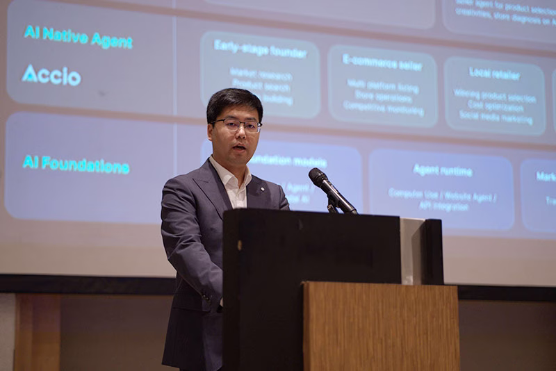 อีธาน หวัง หัวหน้าฝ่ายผลิตภัณฑ์และบริการสำหรับผู้ขายระดับโลกของ Alibaba.com